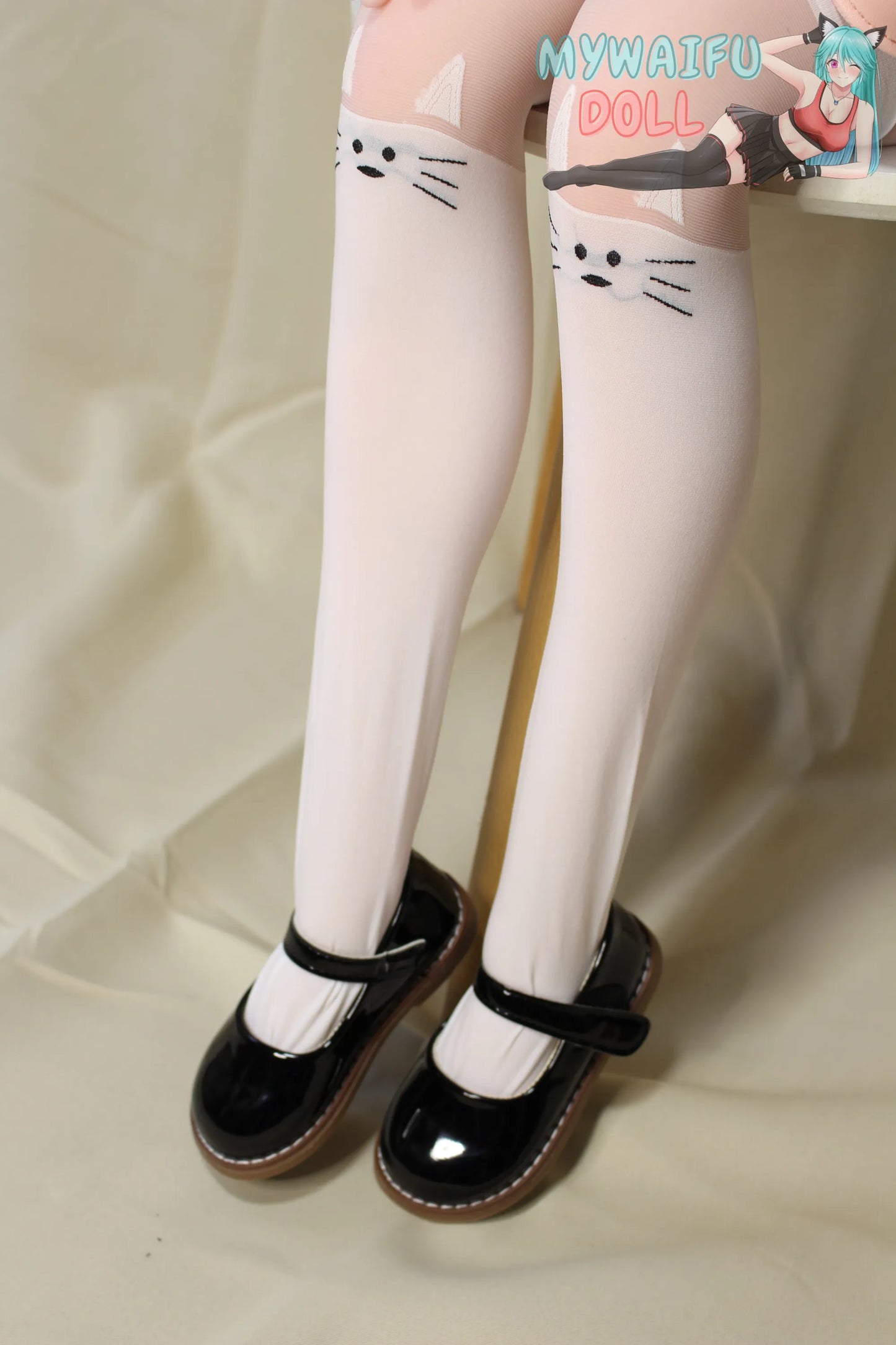 Adorable White Cat-Themed Stockings