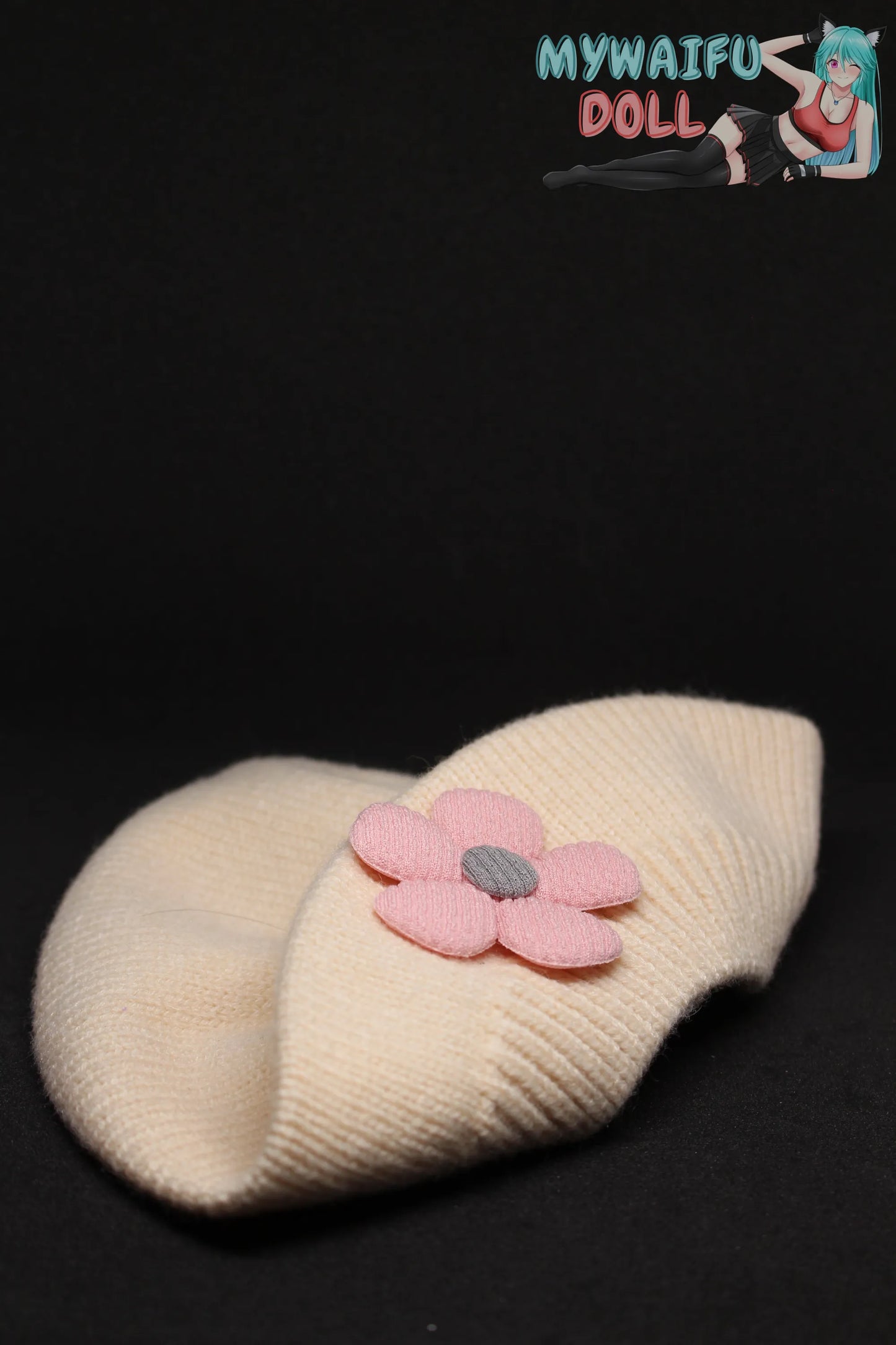 Beige Knitted Hat