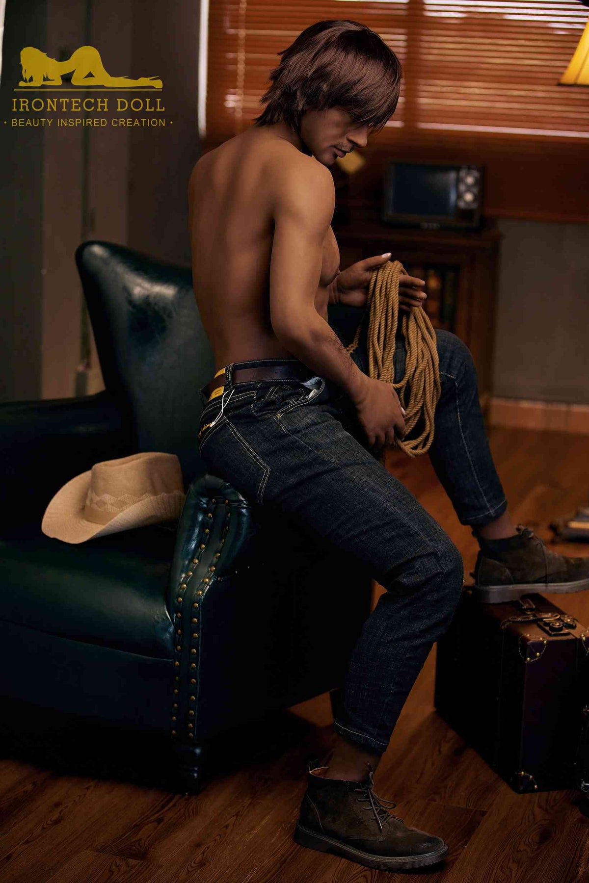 Black Male Sex Doll 175cm Cowboy Charles