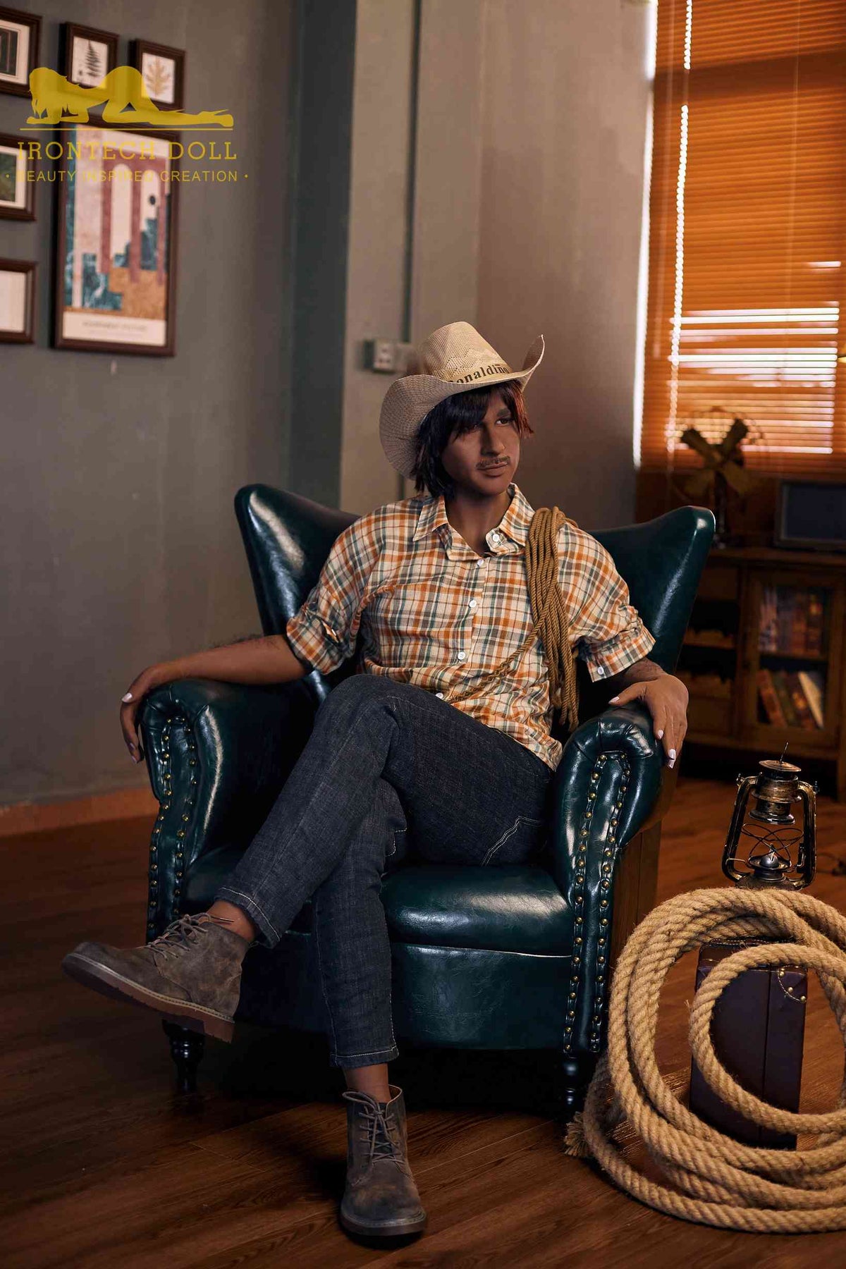 Black Male Sex Doll 175cm Cowboy Charles