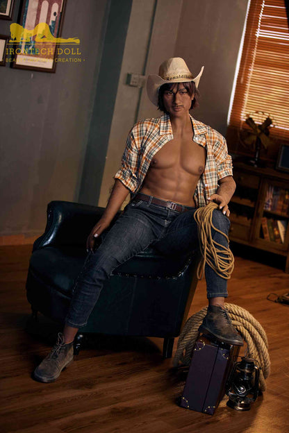 Black Male Sex Doll 175cm Cowboy Charles
