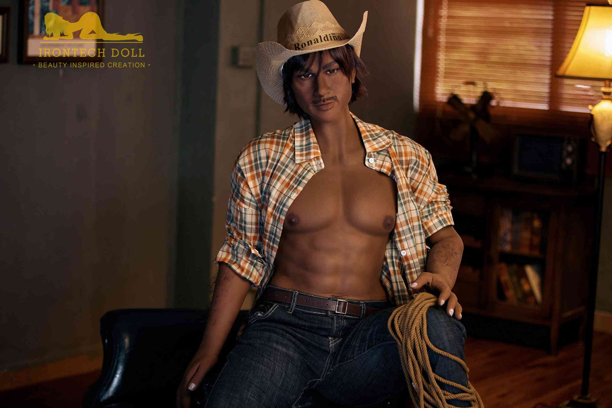 Black Male Sex Doll 175cm Cowboy Charles
