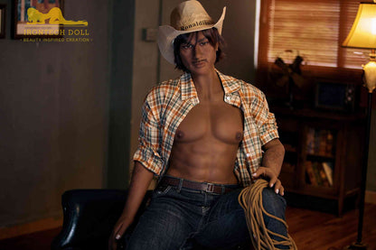 Black Male Sex Doll 175cm Cowboy Charles