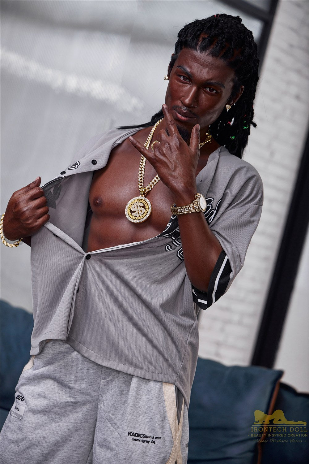 Black Sex Doll 170cm M7 Bill