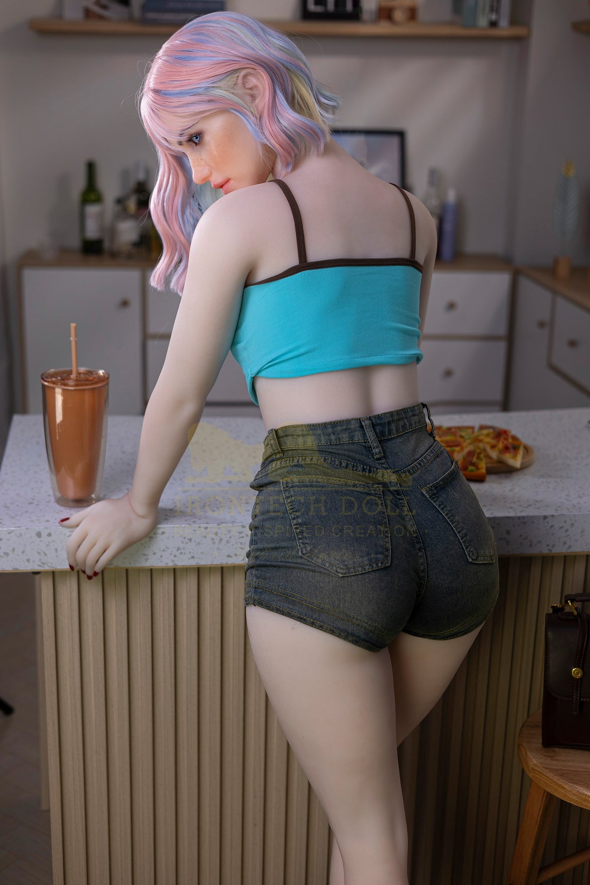 Flat Chested Sex Doll TPE 162cm S46 Heidi