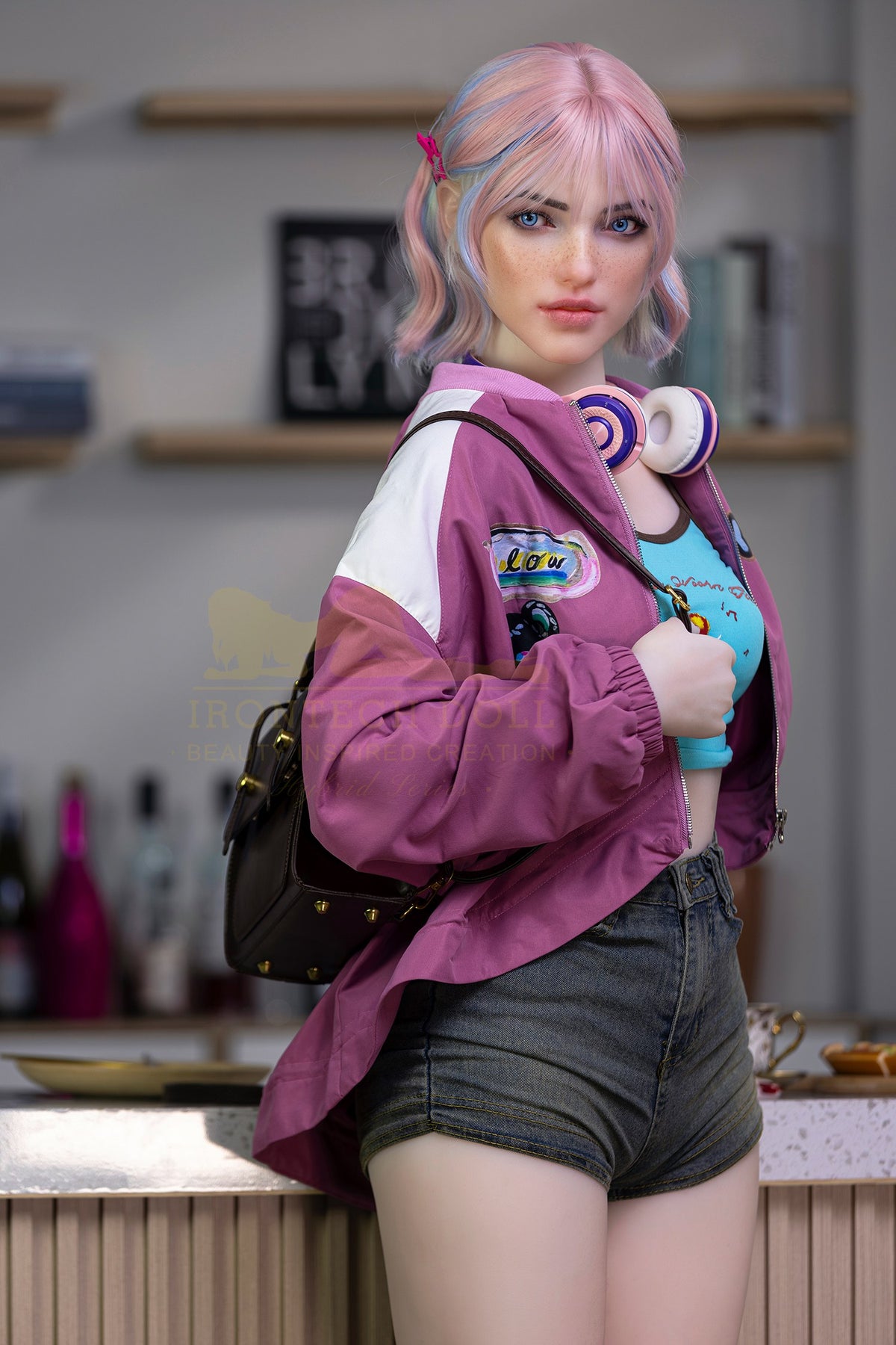 Flat Chested Sex Doll TPE 162cm S46 Heidi