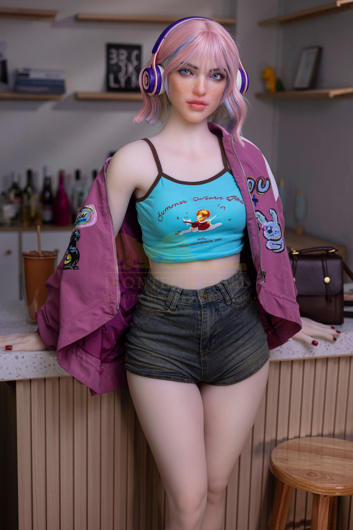 Flat Chested Sex Doll TPE 162cm S46 Heidi