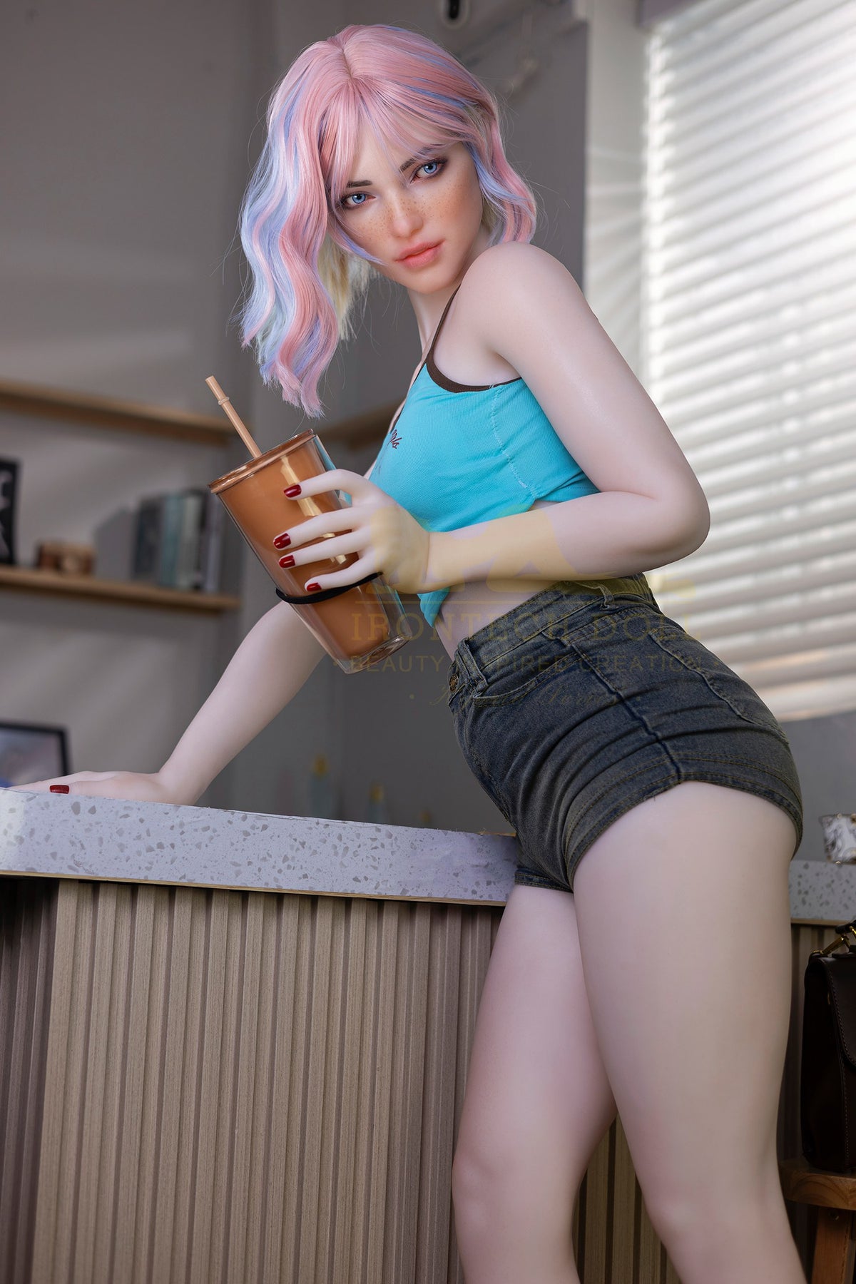 Flat Chested Sex Doll TPE 162cm S46 Heidi