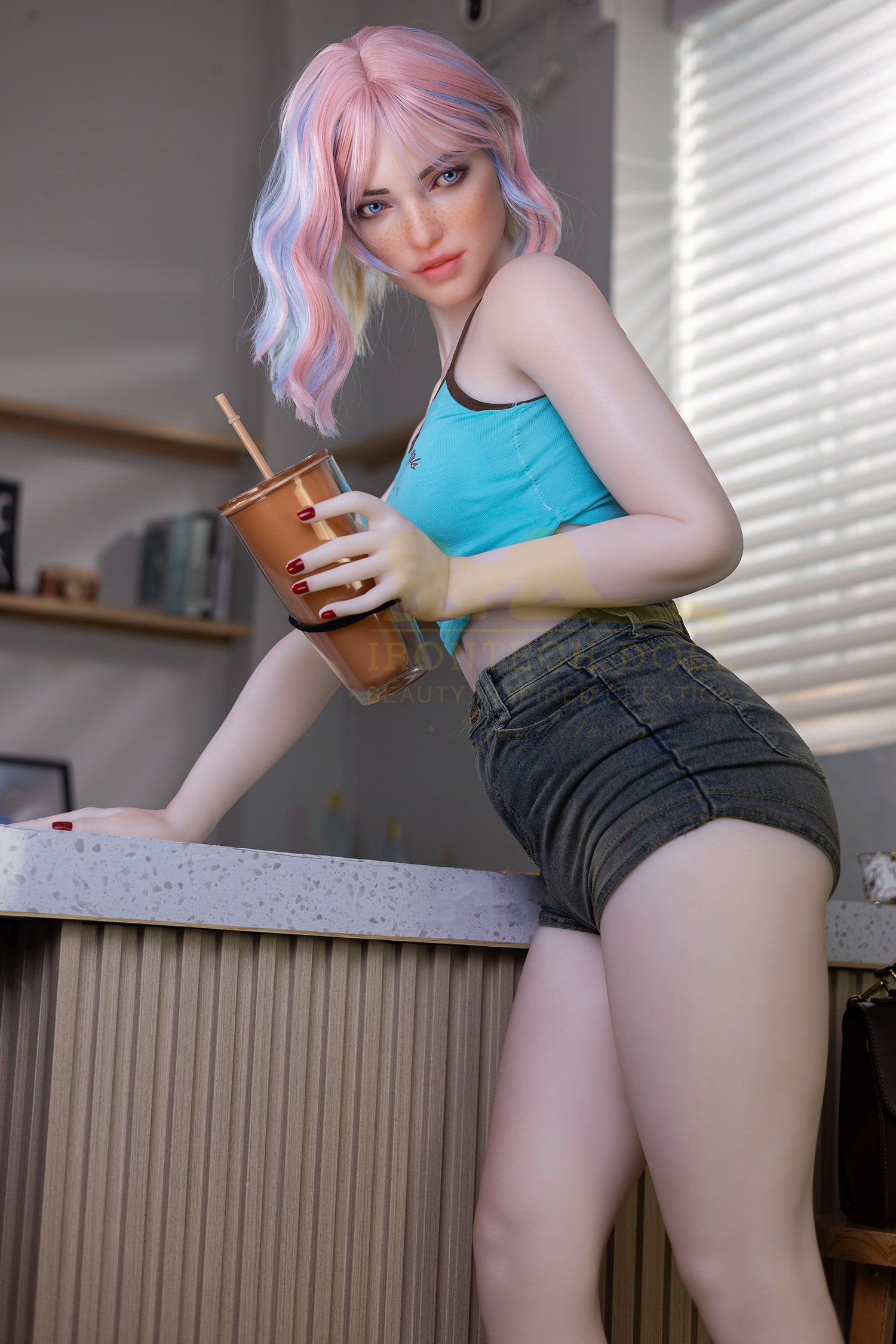 Flat Chested Sex Doll TPE 162cm S46 Heidi