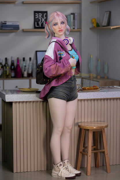Flat Chested Sex Doll TPE 162cm S46 Heidi