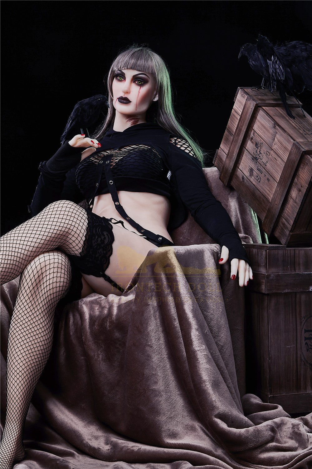 Gothic Sex Doll 168cm Plus Mia