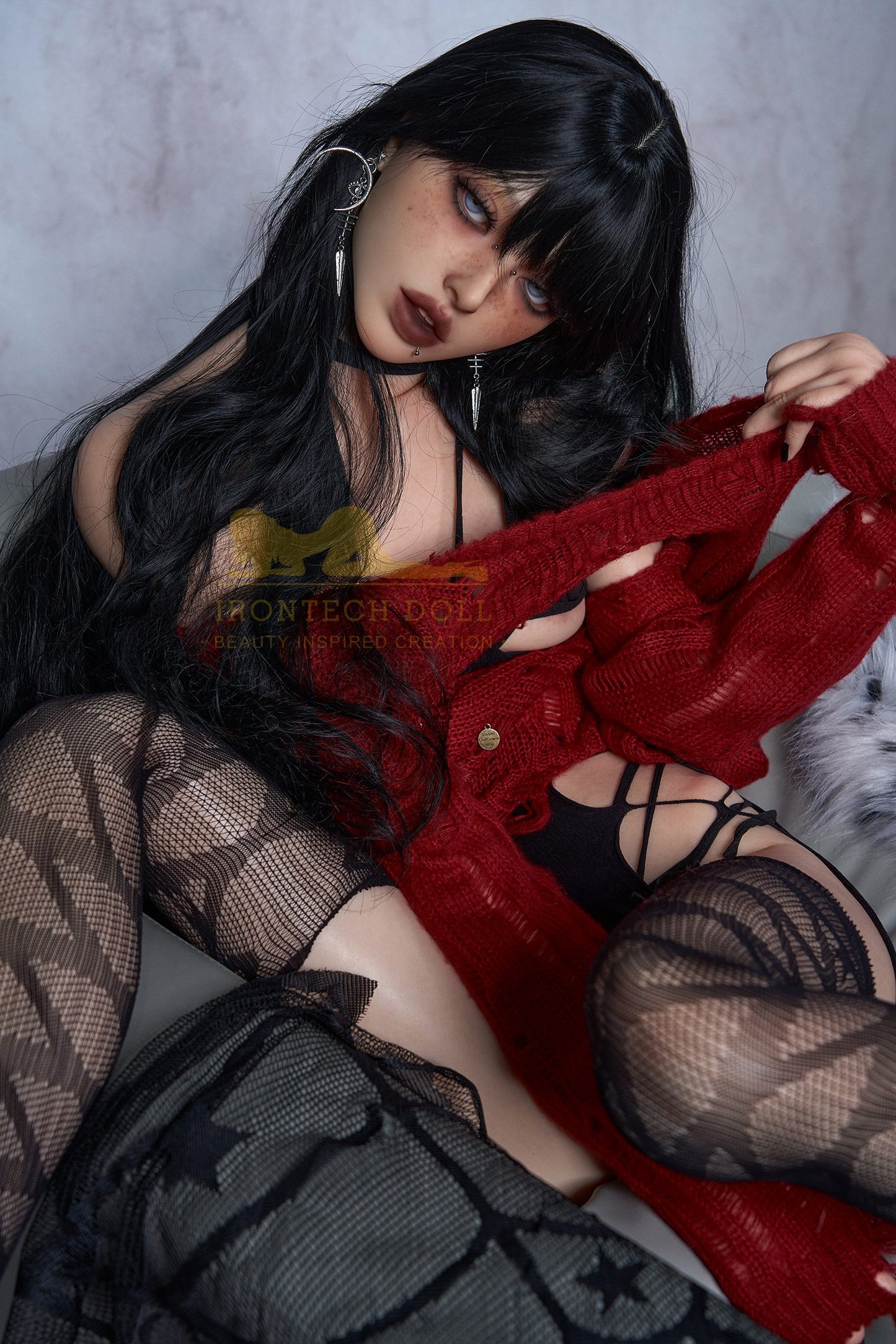 [Natural Optimized Series] Skinny Body Piercings Sex Doll 161M B2 Natural Vanessa