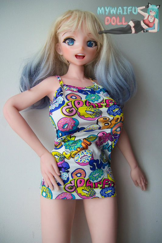 Colorful Dress with Comic Print
