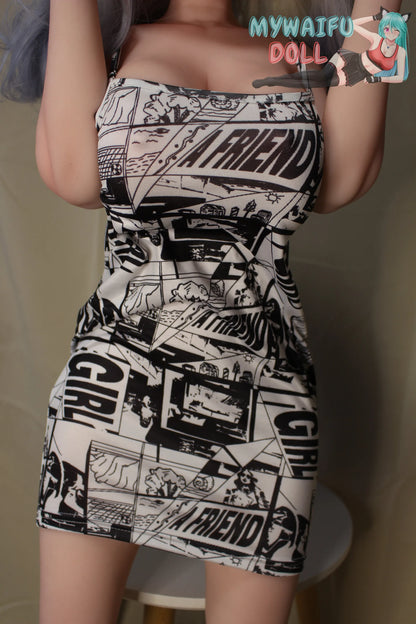 Dress With Comic Print