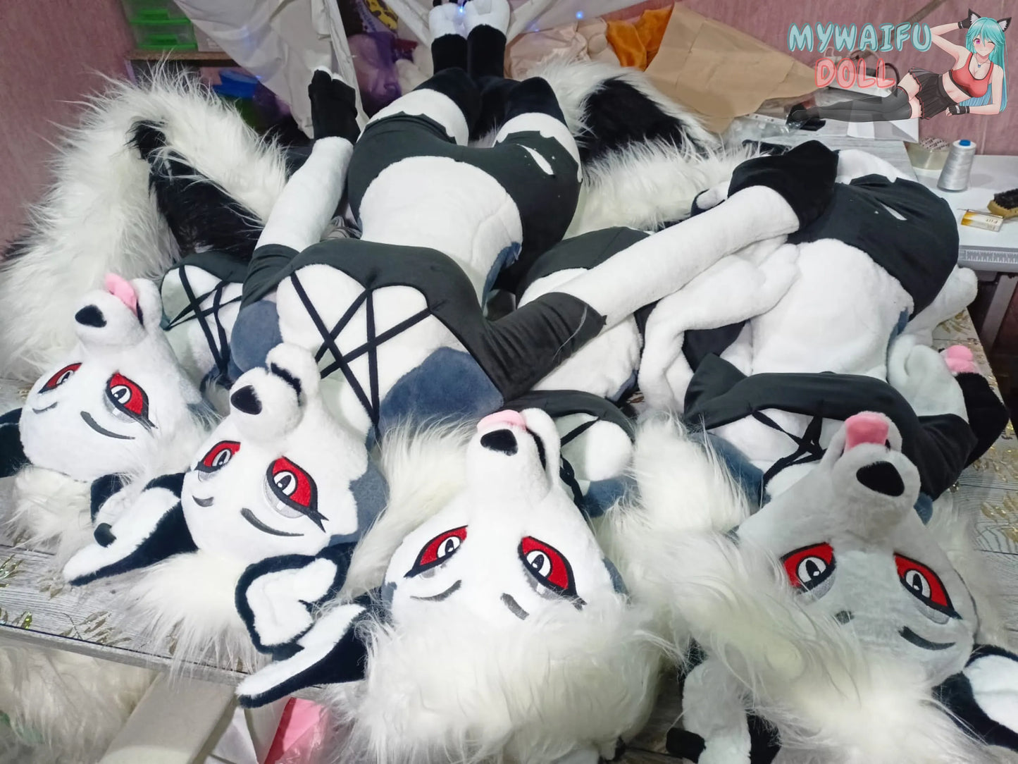 Peculiar Art - Loona Wolf- Plush Doll